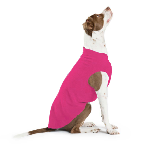 GOLD PAW STRETCH FUCHSIA DOG FLEECE, Sweaters - Bones Bizzness