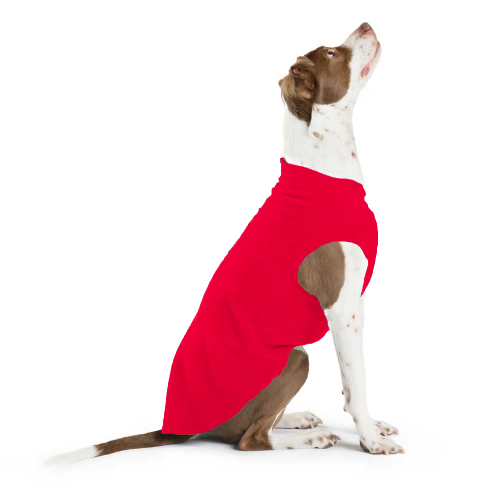 GOLD PAW STRETCH RED DOG FLEECE, Sweaters - Bones Bizzness