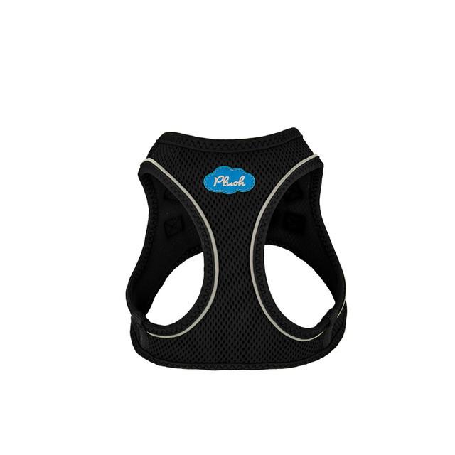 PLUSH STEP IN AIR MESH HARNESS - BLACK, Harness - Bones Bizzness