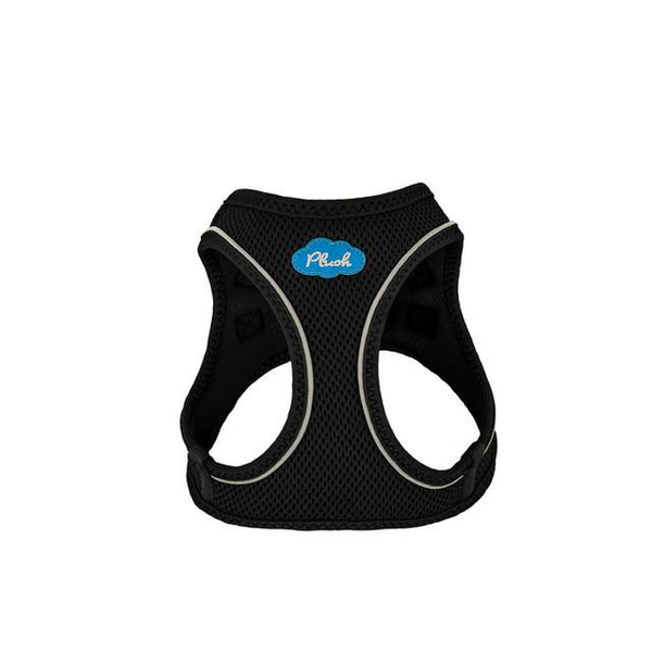 PLUSH STEP IN AIR MESH HARNESS - BLACK, Harness - Bones Bizzness