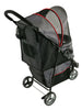 REGAL PLUS PET STROLLER - GREY, STROLLERS - Bones Bizzness