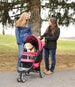 REGAL PLUS PET STROLLER - RASPBERRY, STROLLERS - Bones Bizzness