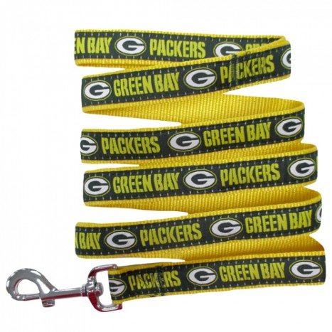 GREEN BAY PACKERS DOG LEASH, NFL Leashes - Bones Bizzness