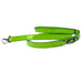 GEORGIA ROSE IN BRIGHT GREEN PATENT & NICKEL DOG COLLAR, Collars - Bones Bizzness