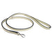 GEORGIA ROSE DOG LEAD IN EGGSHELL & NICKEL, Leash - Bones Bizzness