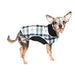 REVERSIBLE BLACK PLAID POLAR FLEECE WRAP COAT, Coats - Bones Bizzness