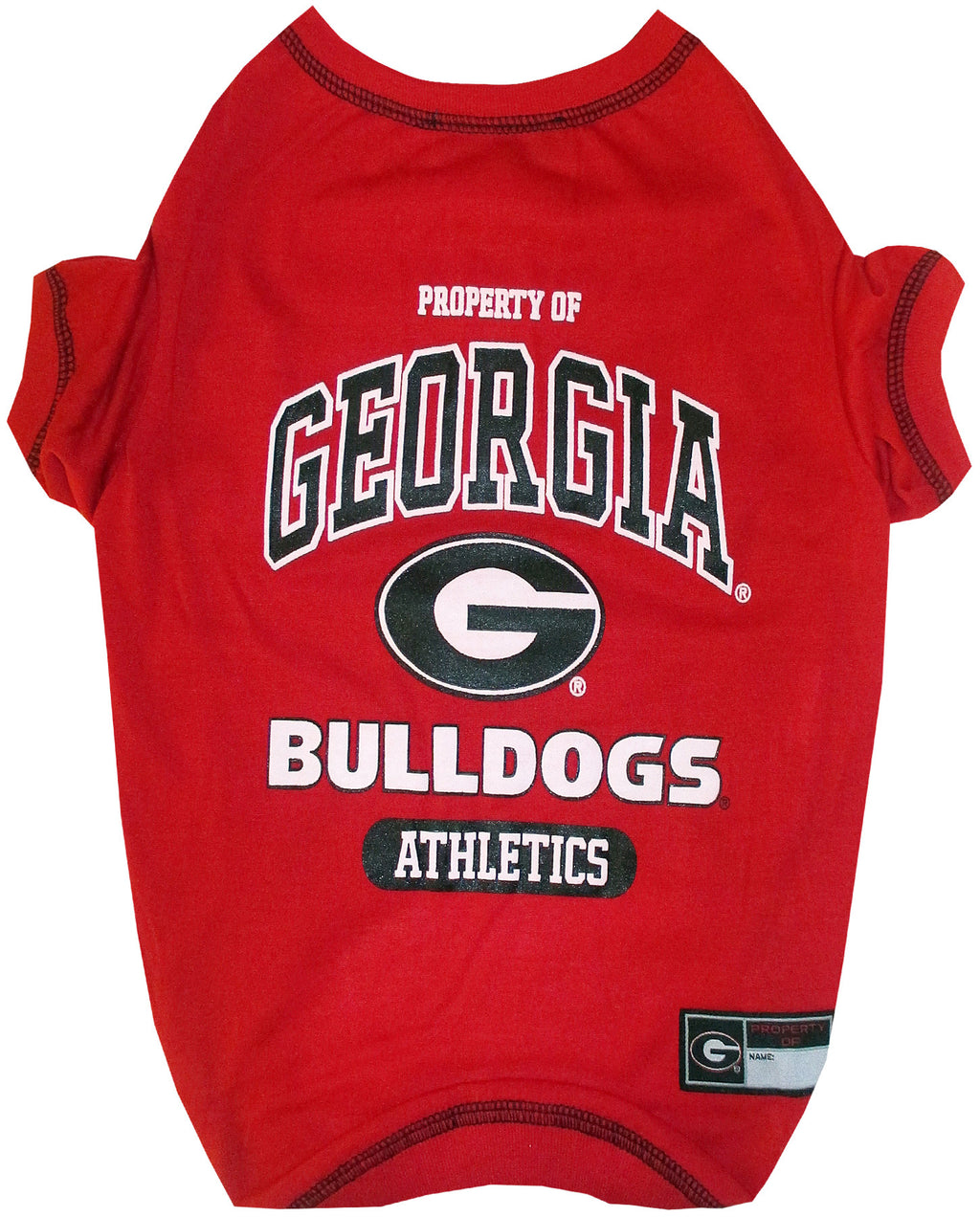 GEORGIA BULLDOGS DOG TEE SHIRT GREY, NCAA - Bones Bizzness