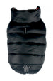 BLACK GINGHAM REVERSIBLE PUFFER DOG VEST, Coats - Bones Bizzness