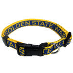 GOLDEN STATE WARRIORS DOG COLLAR, NBA - Bones Bizzness