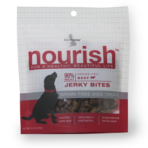 Grass-Fed Beef Jerky Bites - 90% Meat, Treats - Bones Bizzness