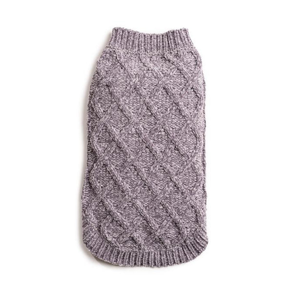 GREY CHENILLE SWEATER