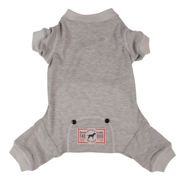 GREY THERMAL DOG PAJAMAS, PAJAMAS - Bones Bizzness