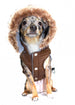 ALPINE SWISS DOG JACKET - BROWN, Coats - Bones Bizzness