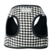 EZ REFLECTIVE HOUNDSTOOTH HARNESS VEST - WHITE/BLACK