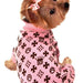 HD ROYAL CROWN DOG LONG JOHNS - PINK, PAJAMAS - Bones Bizzness