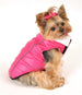 PINK/WHITE - FEATHERLITE REVERSIBLE REFLECTIVE PUFFER DOG VEST, Coats - Bones Bizzness