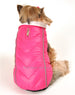 PINK/WHITE - FEATHERLITE REVERSIBLE REFLECTIVE PUFFER DOG VEST, Coats - Bones Bizzness