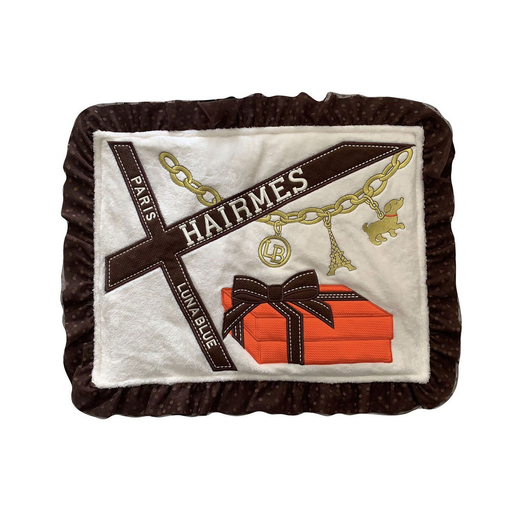 HAIRMES PLUSH MAT - IVORY