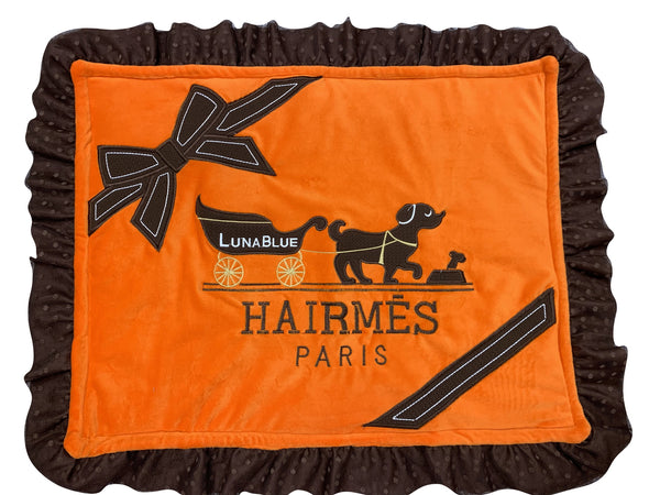 HAIRMES PLUSH MAT - ORANGE