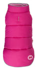 PINK/HOT PINK REVERSIBLE BONE PUFFER DOG COAT, Coats - Bones Bizzness