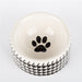 HOUNDSTOOTH HAND PAINTED DOG BOWLS AND TREAT JARS, Bowls - Bones Bizzness