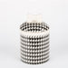 HOUNDSTOOTH HAND PAINTED DOG BOWLS AND TREAT JARS, Bowls - Bones Bizzness