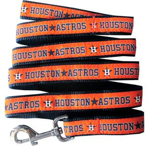 HOUSTON ASTROS DOG LEASH – RIBBON, MLB - Bones Bizzness