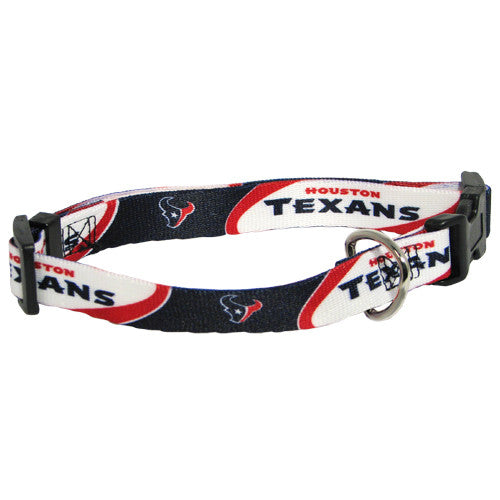 HOUSTON TEXANS DOG COLLAR, NFL Collars - Bones Bizzness