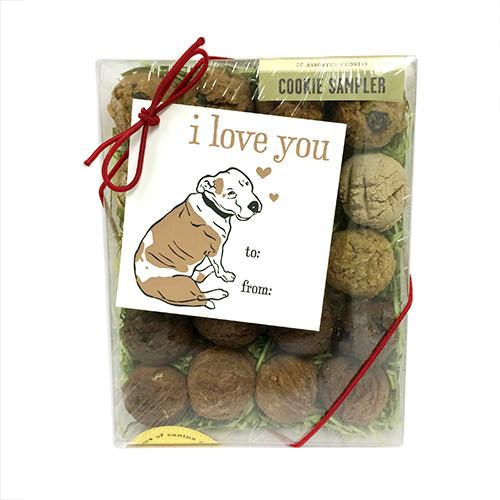 I Love You Gift Card Box Dog Treats