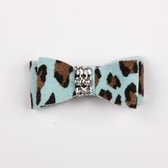 TIFFI CHEETAH GILTMORE HAIR BOW (PAIR OF 2), HAIR BOW - Bones Bizzness