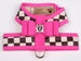 WINDSOR CHECK TWO TONE TINKIE BIG BOW DOG HARNESS - 9 COLORS, Harness - Bones Bizzness