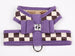 WINDSOR CHECK TWO TONE TINKIE BIG BOW DOG HARNESS - 9 COLORS, Harness - Bones Bizzness