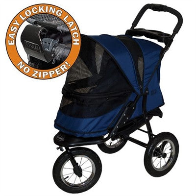 jogger no-zip dog stroller midnight river