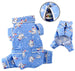 SNOWMAN & SNOWFLAKES FLANNEL DOG PJ'S W/ POCKETS, PAJAMAS - Bones Bizzness