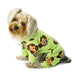 SILLY MONKEY FLEECE TURTLENECK DOG PAJAMAS - LIME, PAJAMAS - Bones Bizzness