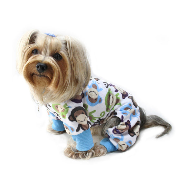 MINKY MONKEY ULTRA SOFT DOG PAJAMAS, PAJAMAS - Bones Bizzness