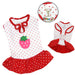 POLKA DOT STRAWBERRY DOG DRESS, DRESS - Bones Bizzness