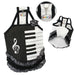 PIANO DOG DRESS W/RUFFLES, DRESS - Bones Bizzness