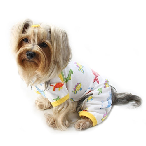 OCEAN PALS KNIT COTTON DOG PAJAMAS, PAJAMAS - Bones Bizzness