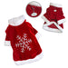 SPARKLING SILVER SNOWFLAKES VELOUR HOLIDAY DOG SHIRT, Shirts Tanks & Tees - Bones Bizzness