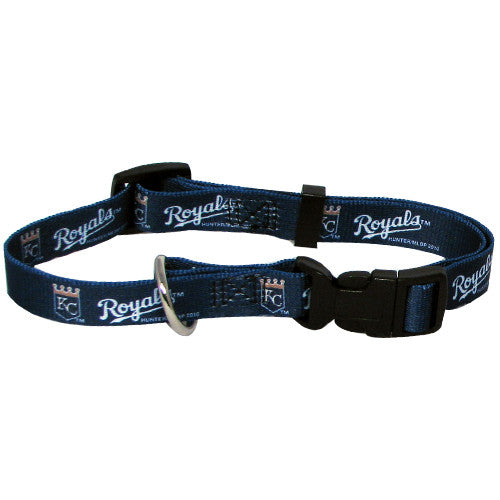 KANSAS CITY ROYALS DOG COLLAR, MLB - Bones Bizzness