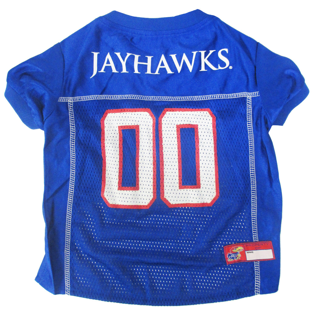 KANSAS JAYHAWKS DOG JERSEY, NCAA - Bones Bizzness