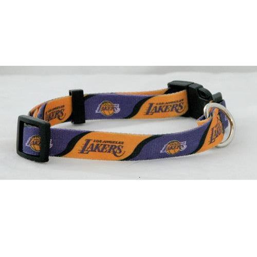 LOS ANGELES LAKERS DOG COLLAR, NBA - Bones Bizzness