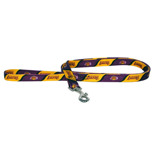 LOS ANGELES LAKERS DOG LEASH, NBA - Bones Bizzness