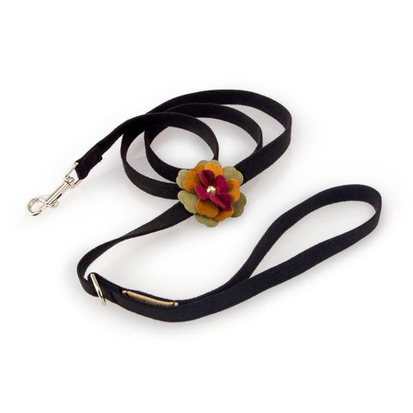 AUTUMN FLOWER DOG LEASH, SUSAN LANCI LEASHES - Bones Bizzness