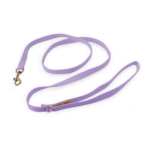 LAVENDER PLAIN DOG LEASH (42 COLORS), SUSAN LANCI LEASHES - Bones Bizzness
