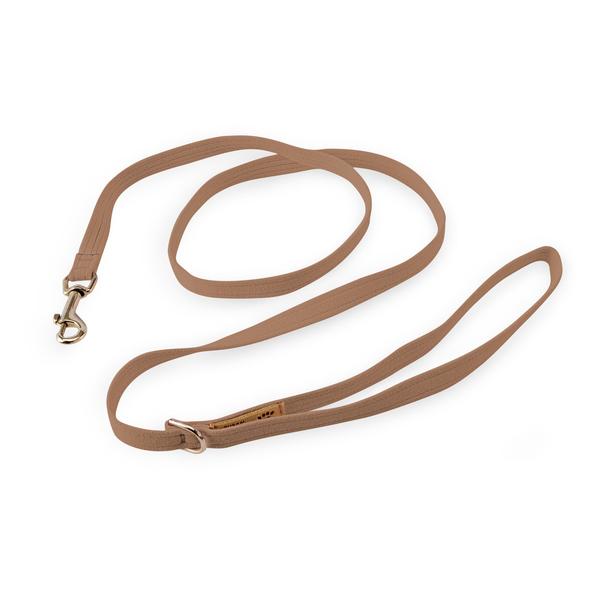 FAWN PLAIN DOG LEASH, SUSAN LANCI LEASHES - Bones Bizzness