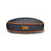 URBAN DENIM DOG BED w/ ORANGE TRIM, Beds - Bones Bizzness