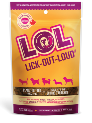 LICK-OUT-LOUD PEANUT BUTTER DOG TREATS, Treats - Bones Bizzness