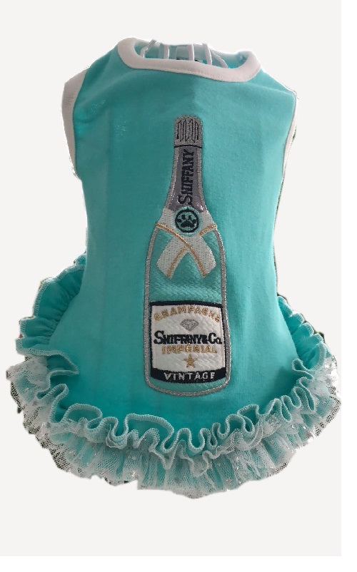 SNIFFANY CHAMPAGNE DOG DRESS